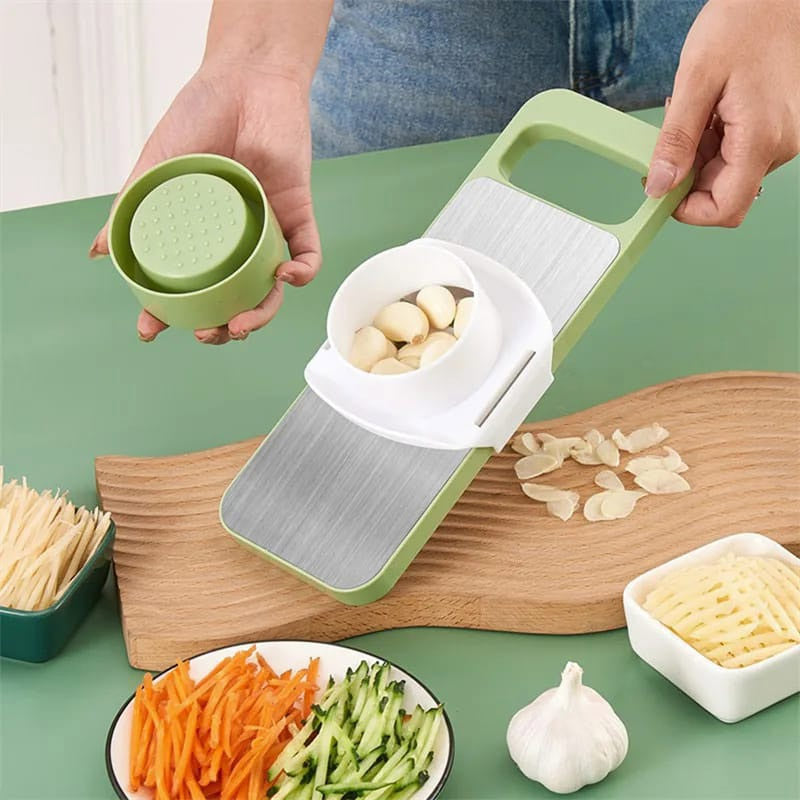 5-in-1 Vegetable Cutter – Stainless Steel Slicer